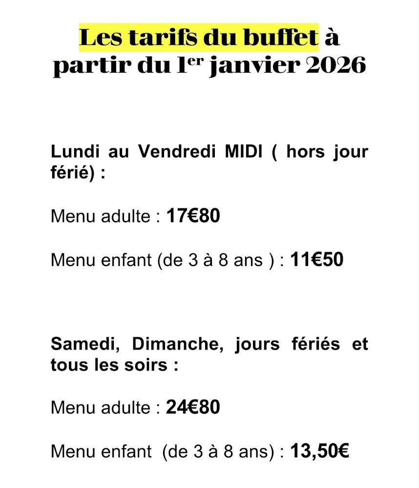 Restaurant Le Siècle Royal - Menu Image 1